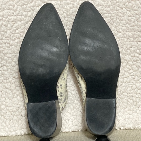 Steve Madden Women's Savina Leather Snakeprint Heel Mule Slip On Shoes SZ US 9M - Picture 8 of 12